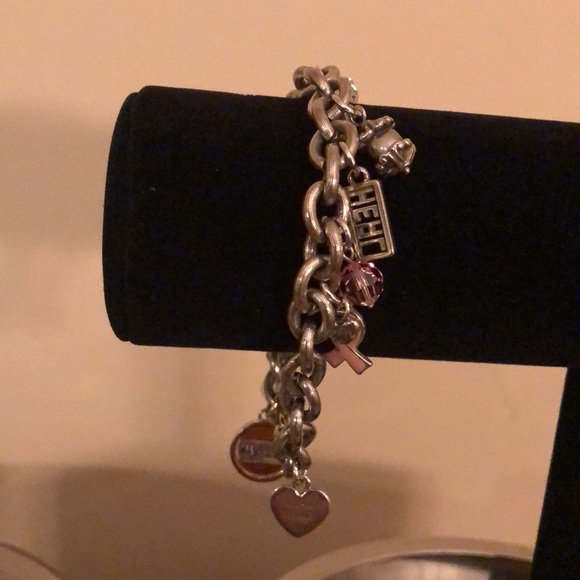 Brighton Breast Cancer Charm Bracelet - Picture 2 of 5